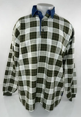 Structure Blue - VTG  Plaid Check Mens Md. Pullover Sweater Shirt - Image 1 of 4