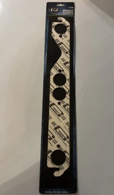 Mr Gasket 150 Exhaust Manifold Gasket Set 1955-1991 Chevy SBC 1.63" Port .062" - Image 1 of 2