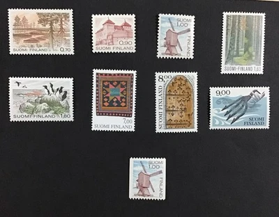 Finlandia 1979-1998 XF MNH Juego parcial entre Sc#627-642, Foto 1 de 2