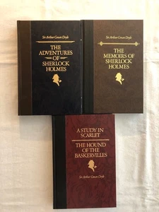 Sherlock Holmes Reader's Digest Book Lot of 3 w/Inserts - Imagen 1 de 18