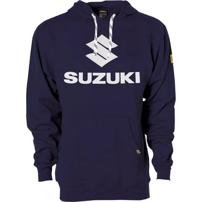 Sudadera con Capucha Pullover Vertical Factory Effex Suzuki - Azul Marino - 2XL 26-88408 Foto 1 de 3