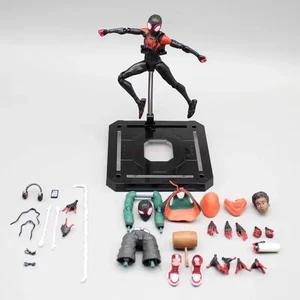 Miles Morales Spider-Verse Style Poseable Action Figure ~18 cm Figure - Picture 1 of 6