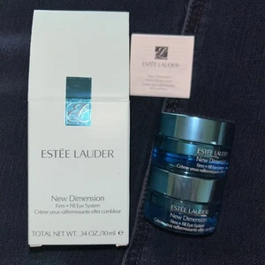 New Estee Lauder New Dimension Firm + Fill Eye System Full Size 0.34 Oz. / 10 mL - Picture 1 of 5