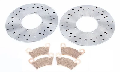 2004 2005 Polaris Ranger TM Front Brake Rotors Discs and Brake Pads - Image 1 of 4