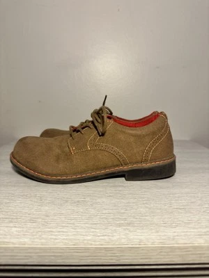 Zapatos Oxford Ben Sherman Benjamin para niños imitación gamuza bronceado encaje talla: 2 Foto 1 de 4