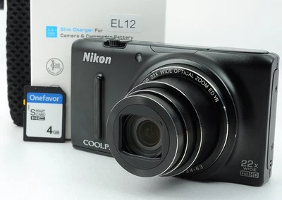 Câmera Digital Nikon COOLPIX S9500 Preta 18.1MP com Carregador, SDHC do Japão 1480 - Imagem 1 de 4