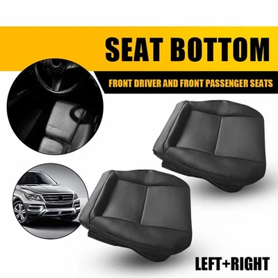 Cubierta de asiento inferior delantera negra para Mercedes Benz GLK250 GLK350 SPORT 2008-2015 Foto 1 de 4