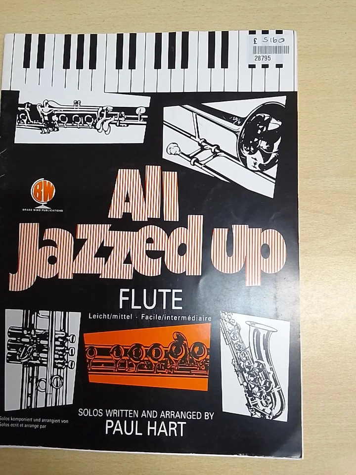 All Jazzed Up for Flute with CD - by Paul Hart - Sheet Music - Image 1 of 1
