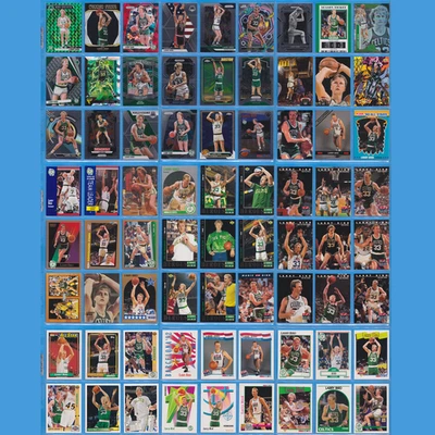 Huge Larry Bird Lot (72 cards) Inserts Prizms+, Boston Celtics Basketball HOF - Image 1 of 4