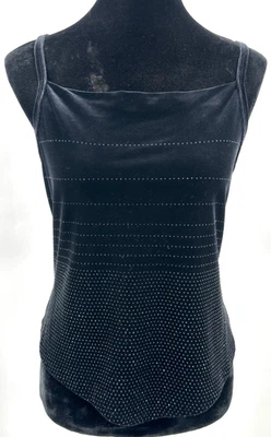 CDC подпись коллекции женщин блестящий вечер носить Майка большой черный бархат - Изображение 1 из 4