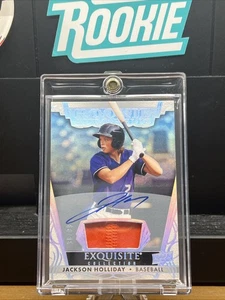 2023 U.D. Exquisite Collection Rookie Patch 38/99 Jackson Holliday Orioles🔥⚾️🔥 - Picture 1 of 24