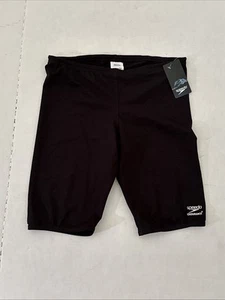 Speedo Men's Solid Endurance Jammer - Size 32 Black Genuine Original - Picture 1 of 9