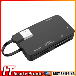 6 in 1 USB 2.0 All In One Card Reader Useful Support Smart Card TF MS M2 SD/MMC - Bild 1 von 12