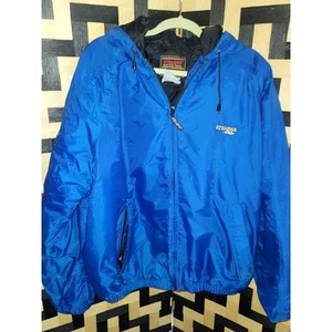 Stearns Windbreaker Jacket Hooded Full Zip Lightweight Royal Blue XXL - Picture 1 of 8