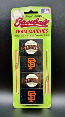 Vintage San Francisco Giants Team Matches MLB 4 boxes NOS - Image 1 of 2