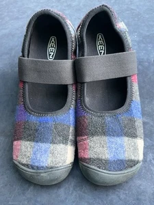 Zoccoli scarpe donna Keen Siena Mary Jane multicolore a quadri in pile misura 6/36 - Foto 1 di 9