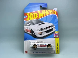 Custom Mainline Hot wheels Real Riders Rubber Wheels # '98 Subaru Impreza 22B - Imagen 1 de 4