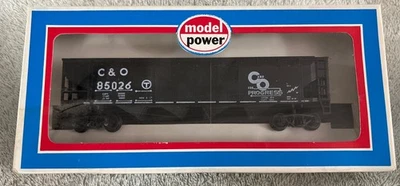Vintage Model Power HO Scale Hopper Car #666 C&O- Made in Austria- New - Image 1 of 4