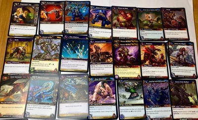 Baraja de cartas rara — Juego de cartas coleccionables Warcraft - Imagen 1 de 2