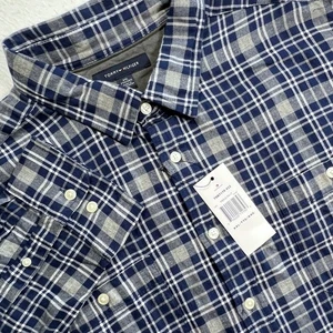 Tommy Hilfiger XXL Plaid Flannel Shirt Long Sleeve Button Up Preppy Casual Class - Picture 1 of 9