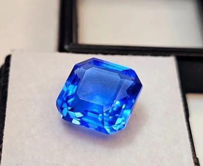 Zafiro azul corte cuadrado natural 3-4 quilates para joyería piedras preciosas sueltas certificadas por EGL Foto 1 de 4