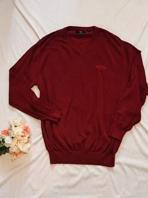 Callaway Men Golf Sport Sweater Size 2X Long Sleeve 100% Cotton V-Neck Pullover - Image 1 of 4