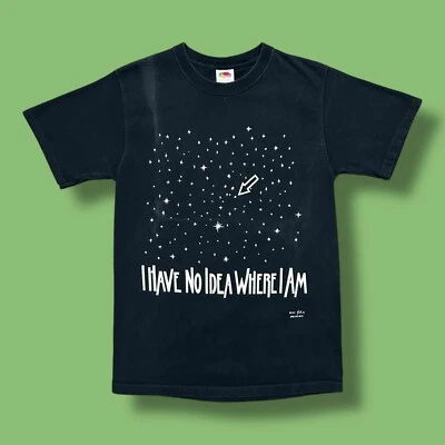 Винтажная космическая рубашка звезды Galaxy графическая футболка y2k короткий рукав приталенная маленькая черная - Изображение 1 из 4