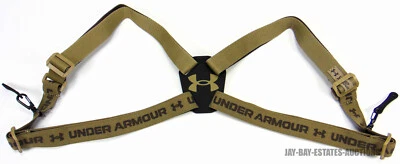 NEW UNDER ARMOUR UNISEX UA BINOCULAR HARNESS 1380015 FEDERAL TAN/MAVERICK BROWN - Image 1 of 4