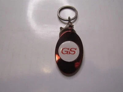 1960-е 1970-е BUICK GS GRAN SPORT GSX ВИНТАЖНЫЙ ЛОГОТИП БРЕЛОК КРАСНЫЙ ХРОМ - Изображение 1 из 2