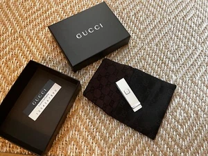 Clip de dinero plateado para hombre GUCCI - Era Tom Ford - Imagen 1 de 2