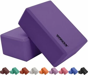 RDX Yoga Block Set Non-Slip High Density Eva Foam Brick Easy Grip Surface - Picture 1 of 81