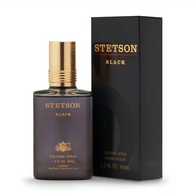 Spray colonia negra Stetson para hombres 1,5 fl oz fragancia terrosa amaderada Foto 1 de 4