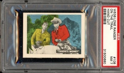 1950-60 W536-2 Lone Ranger Perforated #108 On The Trail PSA 7 - Image 1 of 2