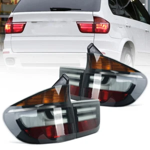 Luz trasera ahumada LED para BMW E70 X5 2007 2008 2009-2013 luces de freno traseras izquierda+derecha - Imagen 1 de 12