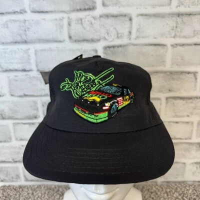 De colección NASCAR Kyle Petty Mello Amarillo Nylon Snapback Sombrero Nuevo de Lote Antiguo Hecho en EE. UU. Foto 1 de 4