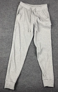 Alo Yoga Muse Sweatpants Liesure Joggers Athletic Heather Gray Woman's XS Ribbed - Picture 1 of 9