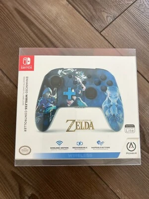 Nintendo Switch Wireless Controller Zelda Breath of the Wild - Midnight Ride NEW - Image 1 of 4