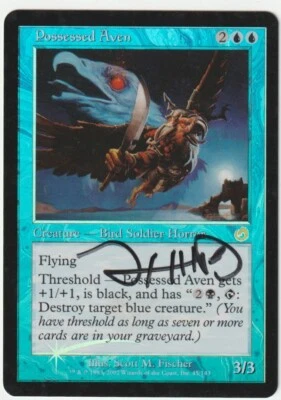 Torment  FOIL  Possessed Aven  Signed by  Scott M. Fischer - Image 1 of 2