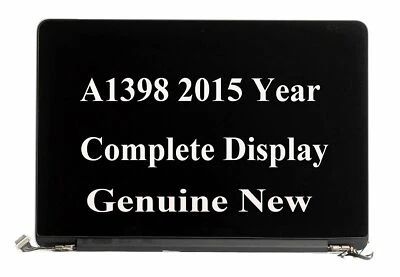 Apple MacBook Pro 15.4" A1398 Mid 2015 EMC 2909 2910 Retina LCD Screen Assembly - Image 1 of 4