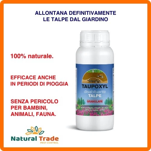 MAYER TAUPOXYL 250 GR Repellente TALPICIDA per talpe in pellets naturale orti giardini