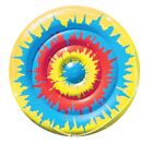 Swimline Inflatable Americana Peace Sign Island Pool Raft Tie Dye (Splatter)