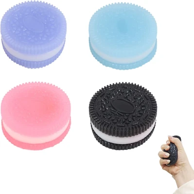 4 Stück Taba Squishy, Fufu Squishy, Oreo Squishy, Squishy Squeeze Spielzeug, Kek - Bild 1 von 4
