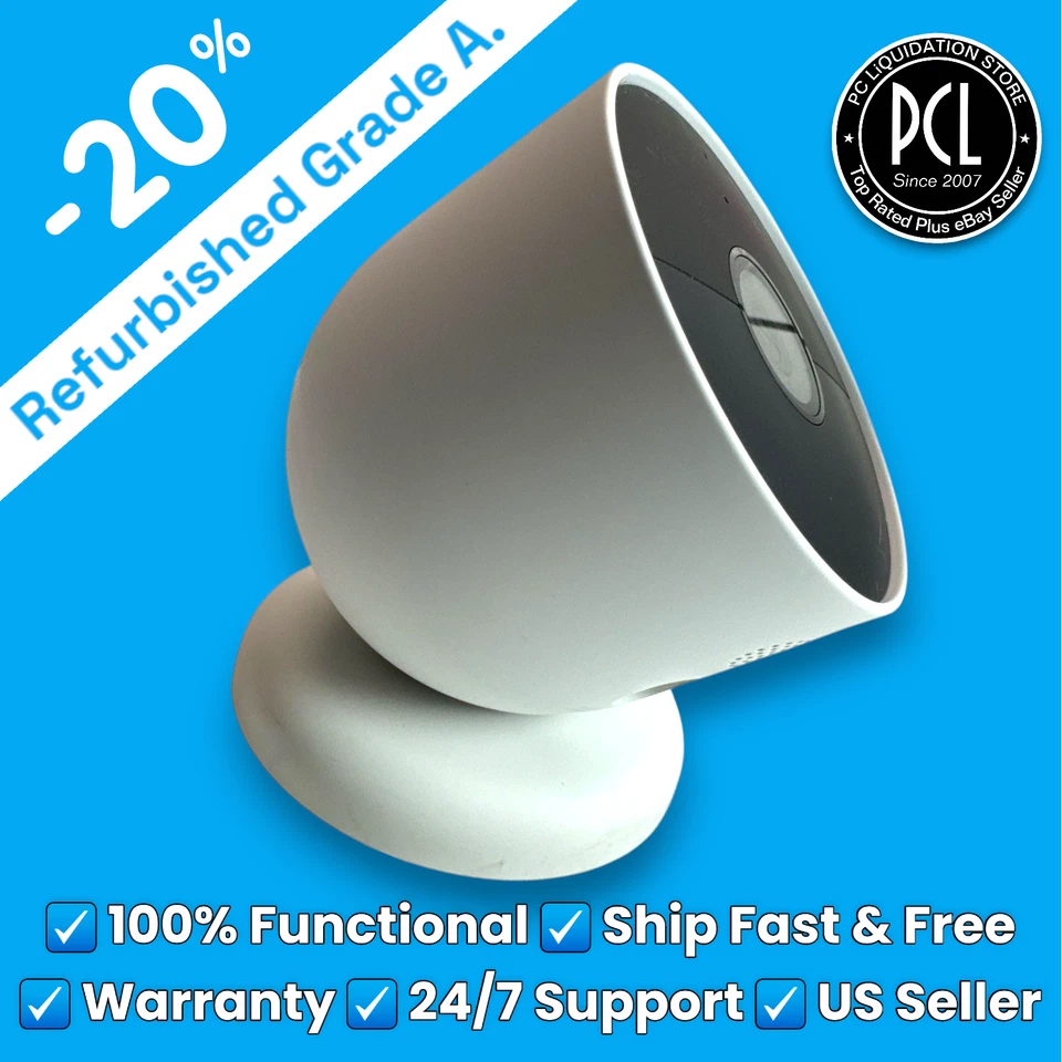 ✅ Google Nest Cam Indoor/Outdoor White Camera G3AL9 GA01317-US ✅ - Image 1 of 4