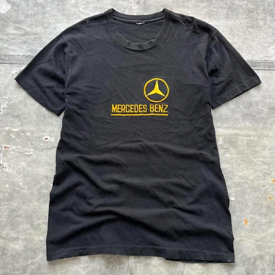 Camisa parche bordado vintage años 90 Mercedes Benz coches de lujo Foto 1 de 4