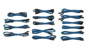 Professionelles einzeln gehülltes DC-Kabel-Kit, Typ 3 (Generation 2), BLAU - Bild 1 von 1