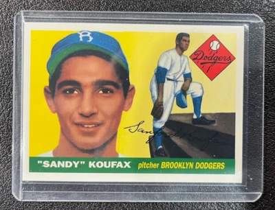 1995 Topps Archives Sandy Koufax 1955 radiocontrol reimpresión #123 como nuevo* Foto 1 de 2