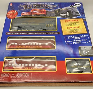 Nordpol Schnellzug Set Weihnachten 29-teilig batteriebetriebene Gleise Neu in OVP - Bild 1 von 10