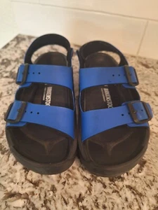 Birkenstock Mogami Terra Blue Sandal size 32 - Picture 1 of 10