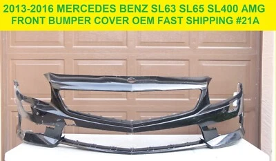 ✅ 2013-2016 Mercedes Benz SL63 SL65 передний бампер чехол OEM AMG Sport SL550 - Изображение 1 из 4