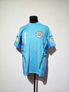 Paraguay Torwart Fußball Trikot Adidas 2013 Größe 10 2014 WM Qualifikation Patch - Bild 1 von 7
